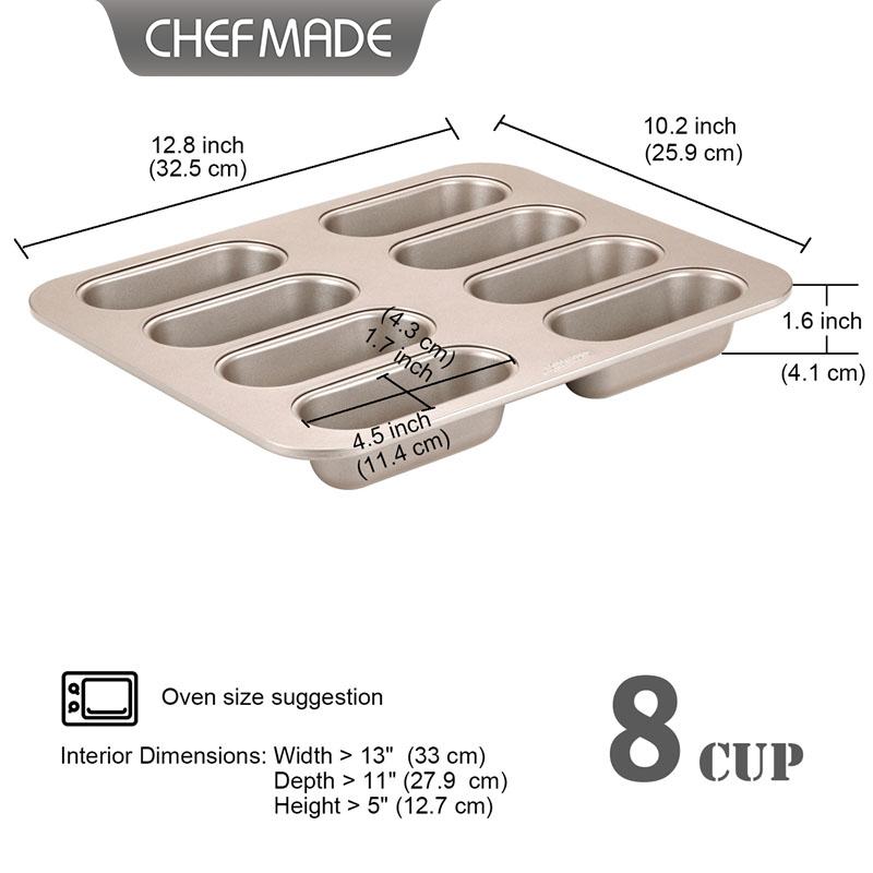 Stampo ovale CHEFMADE per 8 ho - Home Cooking Recipes recensione e prezzo