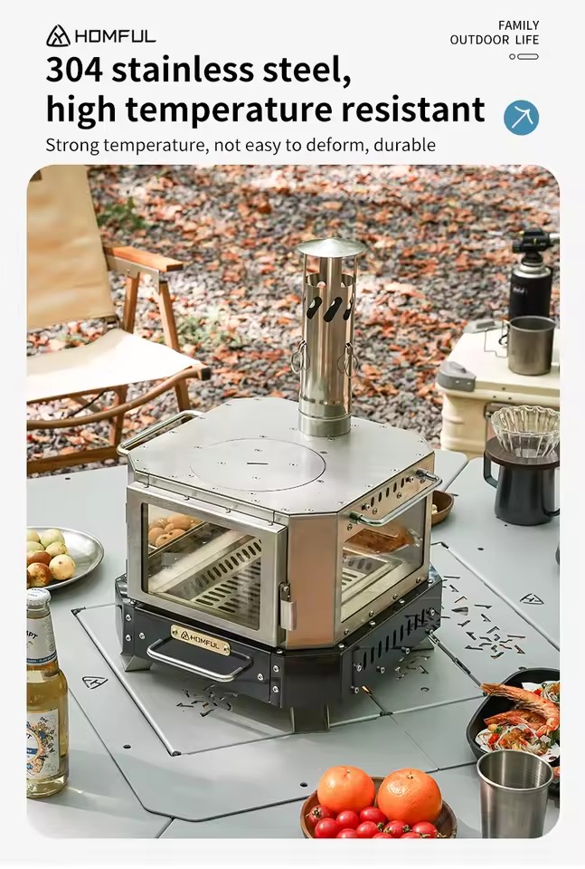 HOMFUL Stufa a Legna Portatile - Home Cooking Cookbook recensione e prezzo